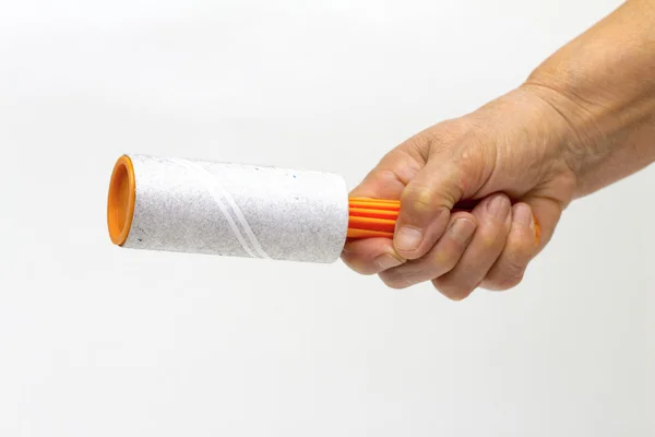 Cleaning roller on the white background — Stock Photo, Image