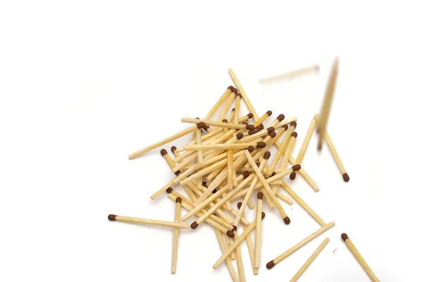 Matches on the white background — Stock Photo, Image