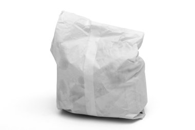 Paper bags on the white background clipart