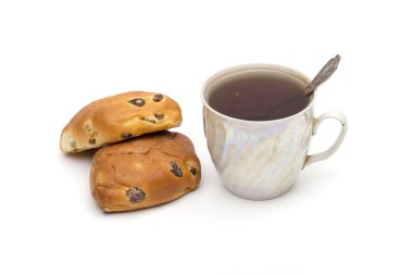 beyaz zemin üzerinde topuz