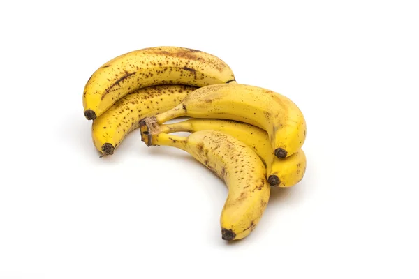 Bananen op de witte achtergrond — Stockfoto