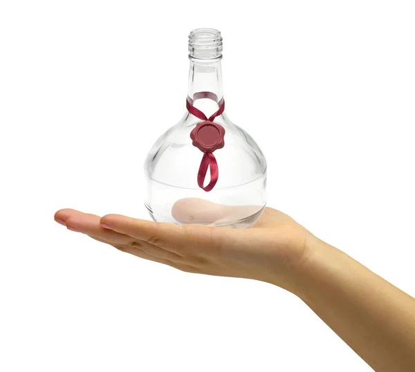 Bottle on the white background — Stock Photo, Image