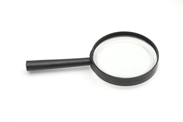 Magnifier on the white background — Stock Photo, Image