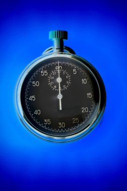 Beyaz arka planda kronometre
