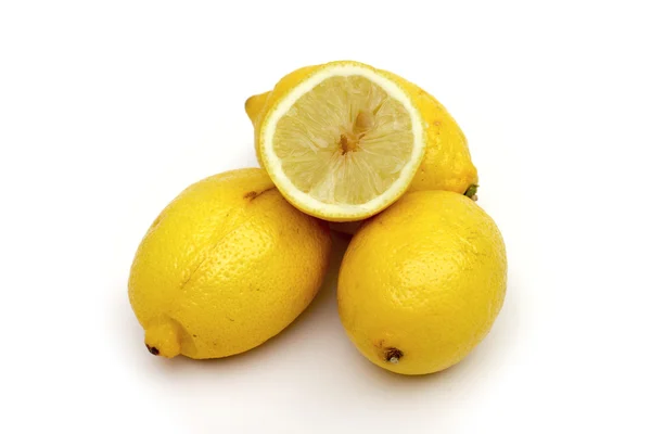 Lemon on the white background — Stock Photo, Image