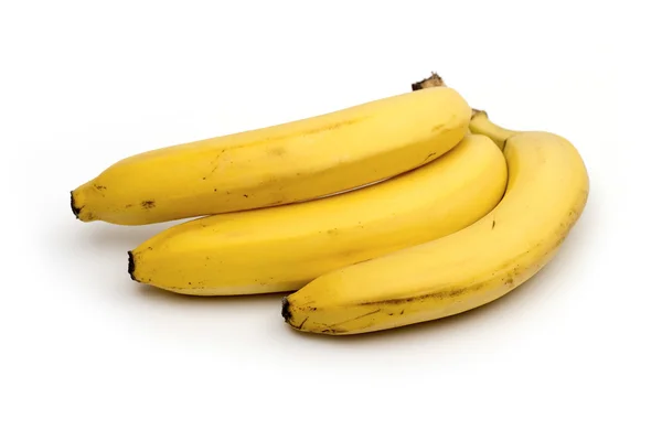 Banaan op de witte achtergrond — Stockfoto