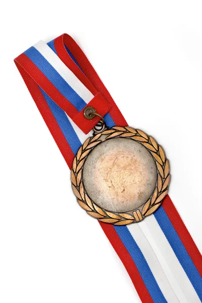 Médaille sur fond blanc — Photo