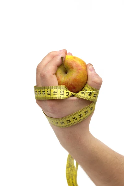 Apple on the white background — Stock Photo, Image