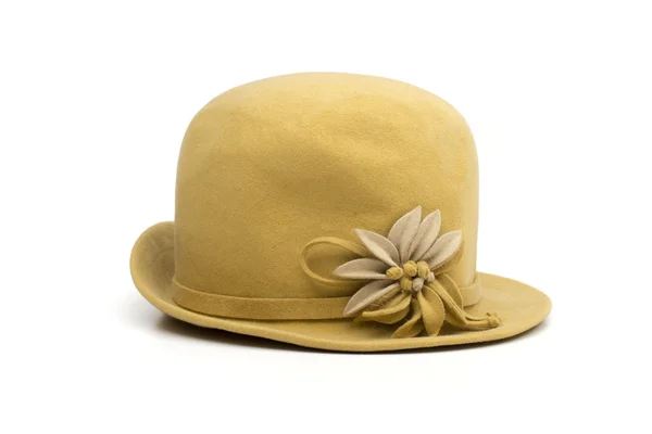 Pălărie pe fundal alb — Fotografie, imagine de stoc