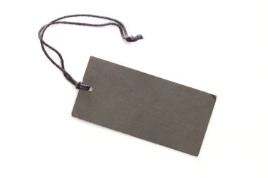 beyaz zemin üzerine etiket