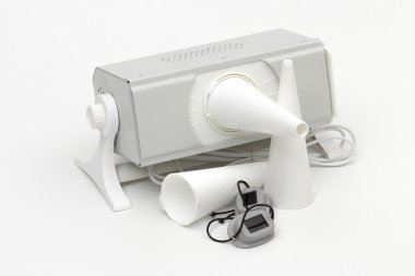 UV irradiator beyaz zemin üzerine