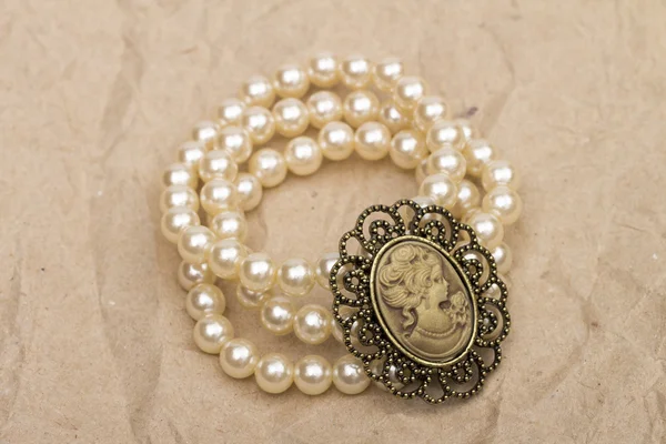 Bracelet on the white background — Stock Photo, Image