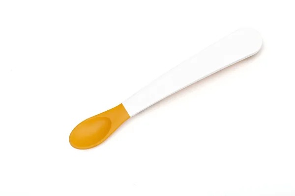 Children spoon on the white background — Stock Photo, Image