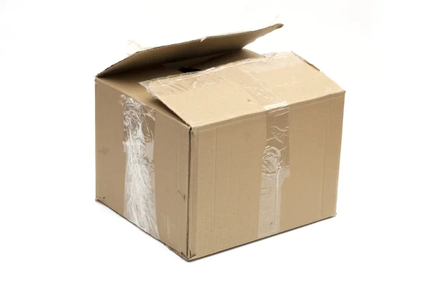 Box on the white background — Stock Photo, Image