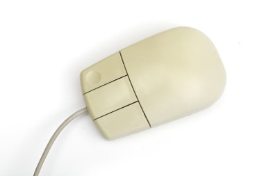 Beyaz arka plan üzerinde fare