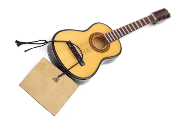 Guitar on the white background — Stock Photo, Image