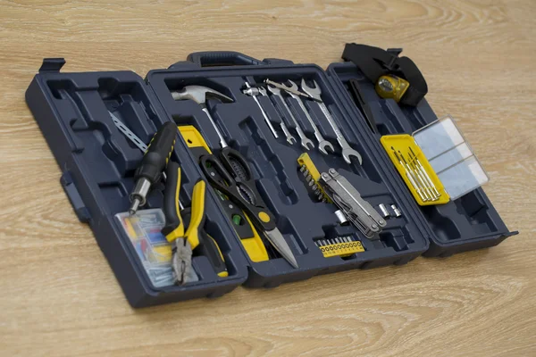 Set van tools op de witte achtergrond — Stockfoto