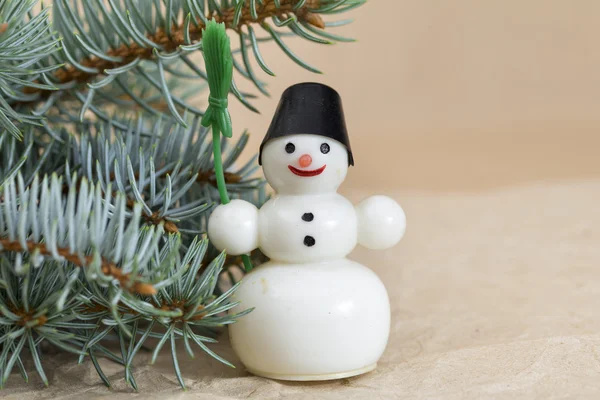 Albero di Natale sullo sfondo bianco — Foto Stock