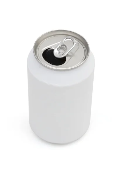 铝罐在白色的背景 — 图库照片