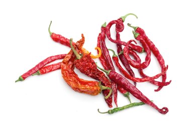 beyaz zemin üzerine biber