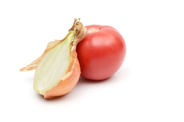 Verduras sobre fondo blanco —  Fotos de Stock