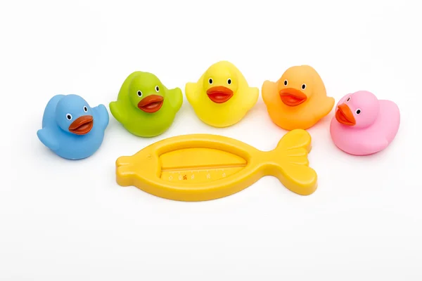 Toy for bathing on the white background — Stock Photo, Image