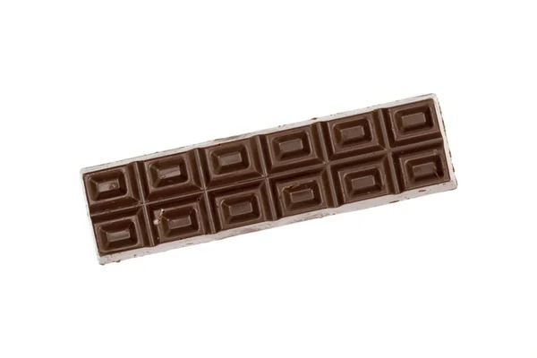 흰색 바탕에 초콜릿 — 스톡 사진