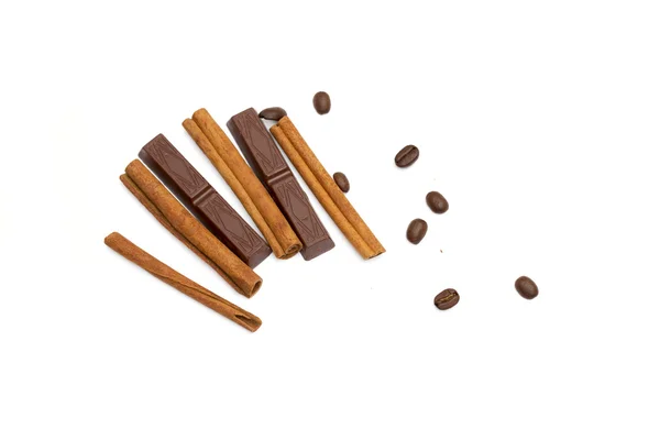 Chocolate on the white background — Stock Photo, Image