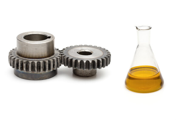 gear on the white background