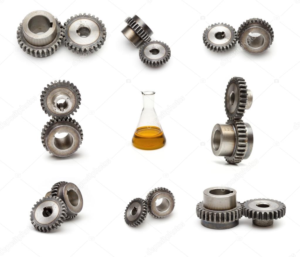 gear on the white background