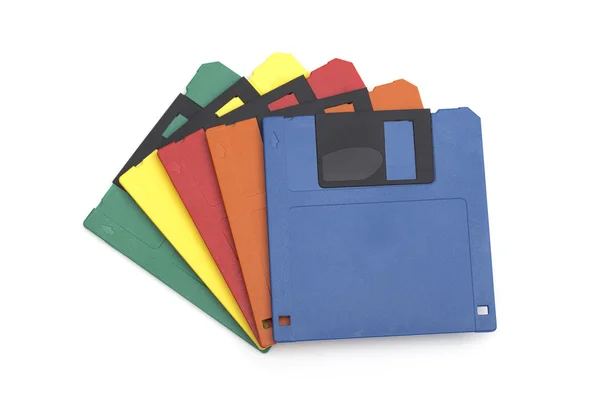 Floppy disk on the white background — Stock Photo, Image