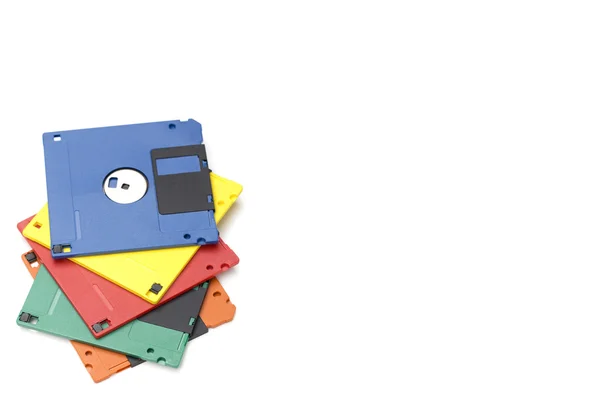 Floppy disk on the white background — Stock Photo, Image