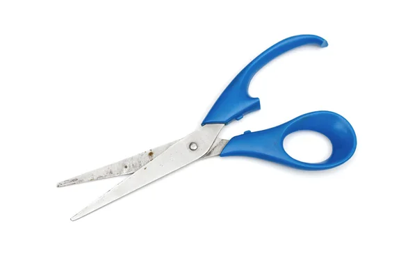 Scissors on the white background — Stock Photo, Image