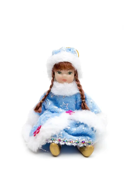 Doll on the white background — Stock Photo, Image