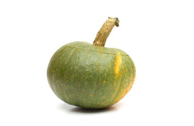 beyaz arkaplanda balkabağı