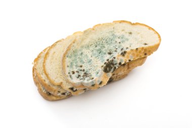 beyaz zemin üzerine ekmek