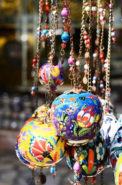 Colorful turkish ceramic balls — Stock Photo, Image