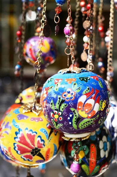 Colorful turkish ceramic balls — Stock Photo, Image