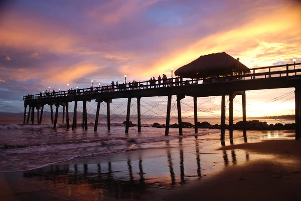 Tropical Costa Rica Sunset — Stock Photo, Image