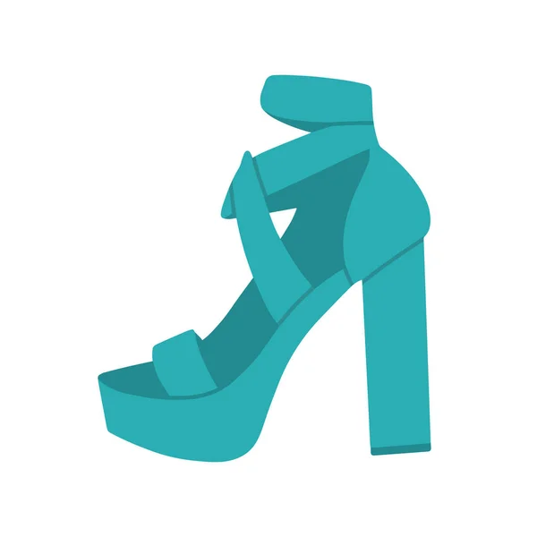 .Zapatos de tacón alto de mujer de moda. Sandalias elegantes — Archivo Imágenes Vectoriales