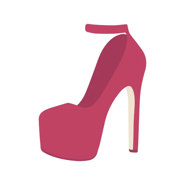 Red sexy stiletto heels. Vector illustration — Stock Vector