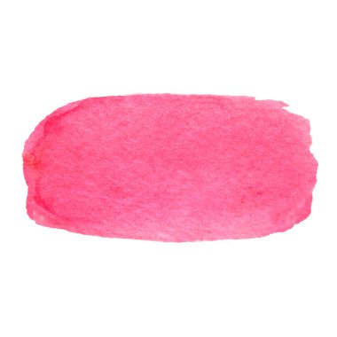 Pembe suluboya fırça darbesi. El yapımı suluboya desenler. Baskı, tebrik kartları, davetiyeler için tasarım.