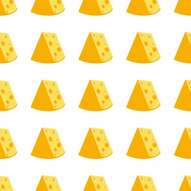 Peynir izi yok. Sarı peynir parçaları..