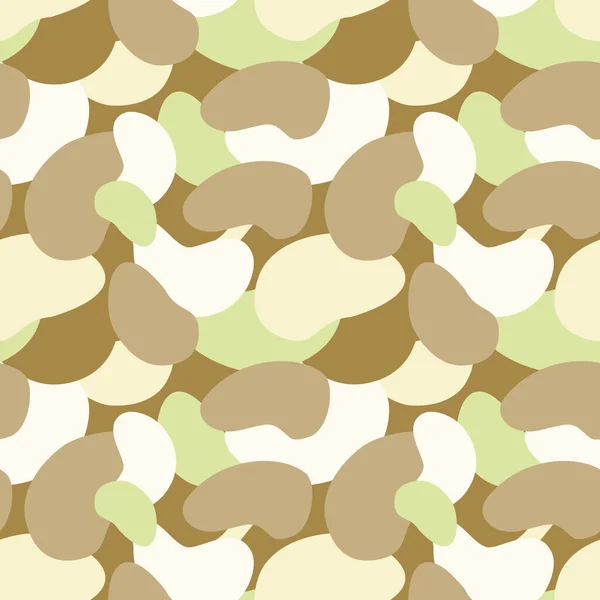 Modèle de camouflage sans couture de couleurs pastel — Image vectorielle