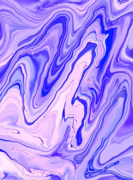 Elegante texture in marmo blu-viola. Struttura metallica lucida liquida. Design di lusso di sfondi, banner, volantini, inviti, cartoline, imballaggi — Foto Stock