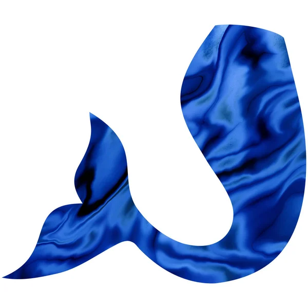 Синяя русалка Хвост ручной работы. — стоковое фото