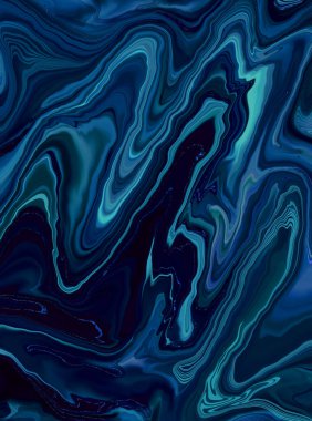 Mavi sıvı mermer dokusu. Mavi parlak desenli doğal taş desenli.