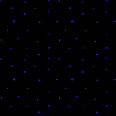 Siyah arkaplanda mavi noktalar. Vektör illüstrasyonu