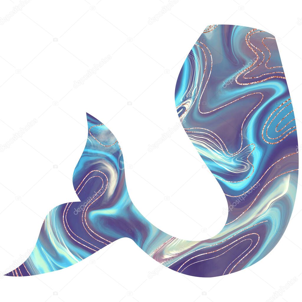 Blue mermaid Tail 