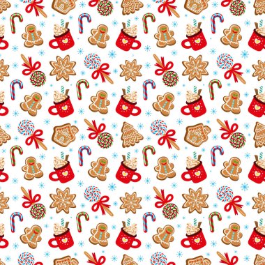 Geleneksel Noel tatlısı deseni